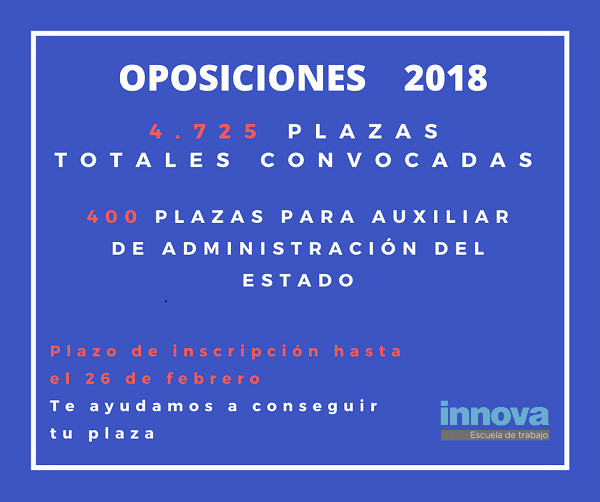 oposiciones auxiliar estado