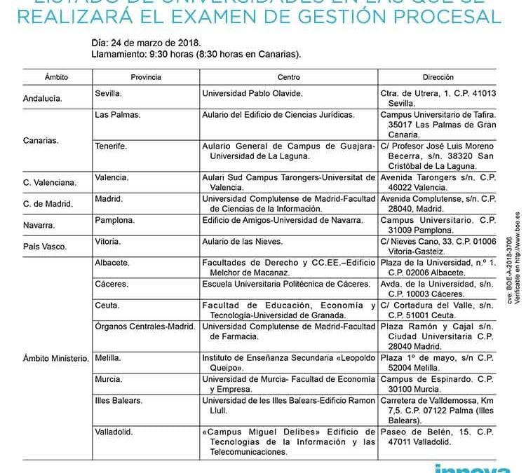 Publicados listados provisionales de Auxilio y definitivos de Gestión
