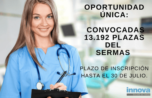Convocadas 13.192 plazas para el SERMAS: plazo hasta el 30 de julio