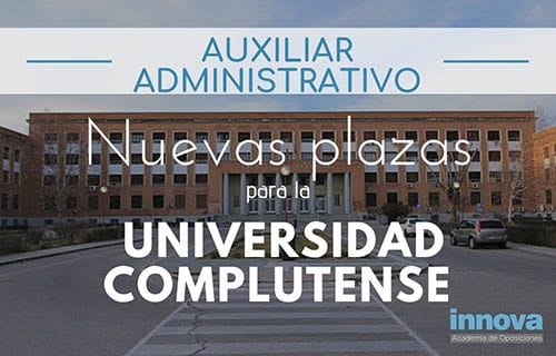 Nueva oferta de empleo público en la Universidad Complutense
