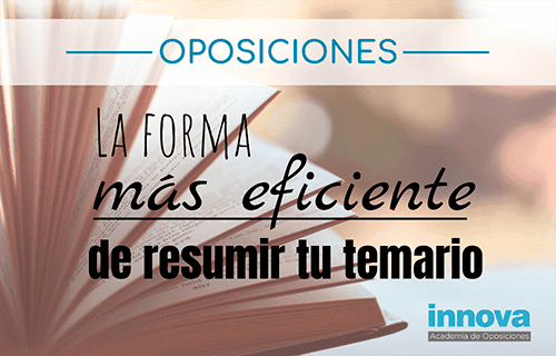 redactar tema oposición