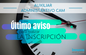 auxiliar administrativo comunidad de madrid