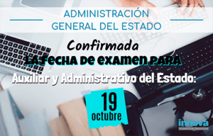 fecha examen administrativo 2019