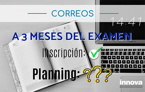 Planifica tu estudio de cara al examen de Correos