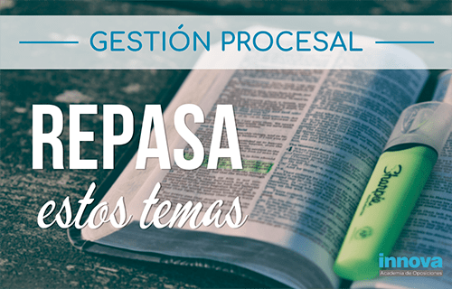 Faltan 15 días para el examen de Gestión Procesal