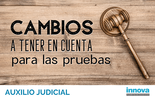 Justicia publica correcciones en la convocatoria de Auxilio Judicial