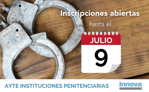Ayudantes de Instituciones Penitenciarias: convocadas 141 plazas de estabilización
