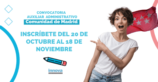 Se convocan más de 1.000 plazas de Auxiliar Administrativo de la Comunidad de Madrid